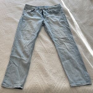 rag & bone Men's Straight Jeans in Light Blue